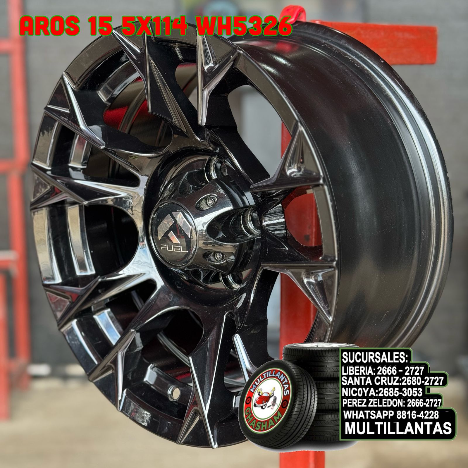 AROS # 15X7 5X114.3 ET0 BMB WH5326